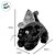 Gato de Pelúcia com Chapéu Roxo - Preto - 14cm  - 1 unidade - Rizzo - Imagem 2