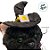 Gato de Pelúcia com Chapéu e Capa - Preto - 20cm  - 1 unidade - Rizzo - Imagem 5