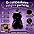 Gato de Pelúcia com Chapéu e Capa - Preto - 20cm - 1 unidade - Rizzo - Imagem 2