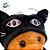 Urso de Pelúcia com Roupa de Gato - Preto/Roxo - 20cm  - 1 unidade - Rizzo - Imagem 4
