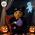 Urso de Pelúcia com Roupa de Gato - Preto/Roxo - 20cm  - 1 unidade - Rizzo - Imagem 6