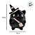 Gato de Pelúcia com Chapéu e Vassoura - Preto - 19 cm  - 1 unidade - Rizzo - Imagem 2