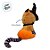 Gato de Pelúcia com Chápeu Preto - Laranja - 20cm - 1 unidade - Rizzo - Imagem 4