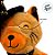 Gato de Pelúcia com Chápeu Preto - Laranja - 20cm - 1 unidade - Rizzo - Imagem 6