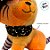Gato de Pelúcia com Chápeu Preto - Laranja - 20cm - 1 unidade - Rizzo - Imagem 7