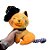 Gato de Pelúcia com Chápeu Preto - Laranja - 20cm - 1 unidade - Rizzo - Imagem 8