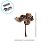 Pick Decorativo - Pinha Marrom - 7x10cm - 1 unidades - Cromus - Rizzo - Imagem 3