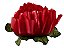 Forminha para Doces Finos - Rosa Maior Vermelha 40 unidades - Decora Doces - Rizzo Festas - Imagem 1