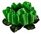 Forminha para Doces Finos - Rosa Maior Verde Limão Escuro 40 unidades - Decora Doces - Rizzo Festas - Imagem 1