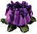 Forminha para Doces Finos - Rosa Maior Roxo - 40 unidades - Decora Doces - Imagem 1