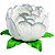 Forminha para Doces Finos - Bela  Branca Borda Prata - 40 unidades - Decora Doces - Rizzo Festas - Imagem 1
