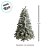 Arvore De Natal Santorini com 410 Leds - Bivolt - 1.471 Hastes - 1,30x2,40m - 1 unidades - Cromus - Rizzo - Imagem 4