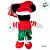 Pelúcia Mickey Mouse de Natal - Verde e Vermelho - 15cm - 1 unidade - Disney Original - Rizzo - Imagem 6