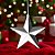 Enfeite para Pendurar de Natal - Estrela Prata - 12x12x2cm - 1 unidade - Cromus - Rizzo - Imagem 1