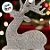 Enfeite Decorativo de Natal - Rena - Champagne - 22x12x8,5cm - 1 unidade - Cromus - Rizzo - Imagem 2