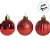 Bola de Natal - Vermelho - Gomo, Glitter e Espelhada - 3cm - 12 unidades - Cromus - Rizzo - Imagem 2