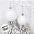 Bola de Natal - Branca - Glitter e Perolada - 10cm - 2 unidades - Cromus - Rizzo - Imagem 4