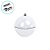 Bola de Natal - Branca Perolada - 8cm - 6 unidades - Cromus - Rizzo - Imagem 3