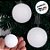 Bola de Natal - Branca Perolada - 8cm - 6 unidades - Cromus - Rizzo - Imagem 4