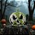 Enfeite Decorativo Halloween - Lanterna De Abóbora Com Musgo - 21x18,5cm - 1 unidade - Cromus - Rizzo - Imagem 1