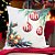 Almofada de Natal - Ho Ho Ho - 43x43cm - 1 unidades - Rizzo - Imagem 1