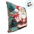 Almofada de Natal - Mini Papai Noel - 43x43cm - 1 unidades - Rizzo - Imagem 2