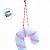 Enfeite Para Pendurar De Natal - Candy Cane - Azul e Rosa - 11cm - 1 unidade - Cromus - Rizzo - Imagem 2