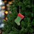 Enfeite Para Pendurar De Natal - Meia - Verde e Vermelho - 10cm - 1 unidade - Cromus - Rizzo - Imagem 1