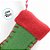 Enfeite Para Pendurar De Natal - Meia - Verde e Vermelho - 10cm - 1 unidade - Cromus - Rizzo - Imagem 2