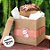 Caixa Cubo Para Panetone e Presente - XG 15x15x15cm - Branco - 10 unidades - Assk - Rizzo - Imagem 3
