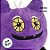 Gato Fantasma de Pelúcia - Roxo - 28,5cm - 1 unidade - Rizzo - Imagem 2