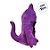 Gato Fantasma de Pelúcia - Roxo - 28,5cm - 1 unidade - Rizzo - Imagem 6