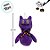 Gato Fantasma de Pelúcia - Roxo - 28,5cm - 1 unidade - Rizzo - Imagem 8