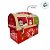Lata de Metal de Natal - Caixa Maleta Cofre Vermelho e Bege - 17cm  - 1 unidade - Rizzo - Imagem 3