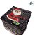 Lata De Metal De Natal - Preta - "Merry Christmas" Papai Noel  - 15cm - 1 unidade - Rizzo - Imagem 3