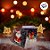 Lata De Metal De Natal - Preta - "Merry Christmas" Papai Noel  - 15cm - 1 unidade - Rizzo - Imagem 6