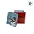 Lata De Metal De Natal - Azul e Vermelha - "Joy to the world" Boneco de neve - 15cm - 1 unidade - Rizzo - Imagem 5
