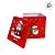 Lata De Metal De Natal - Vermelha - "Merry Christmas" Papai Noel e Boneco de Neve - 15cm - 1 unidade - Rizzo - Imagem 6