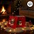 Lata De Metal De Natal - Vermelha - "Merry Christmas" Papai Noel e Boneco de Neve - 15cm - 1 unidade - Rizzo - Imagem 7
