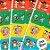 Adesivo Quadrado - Turma da Mônica - 4cm - 30 adesivos unidades - Festcolor - Rizzo - Imagem 2