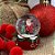 Enfeite Decorativo de Natal - Globo de Neve com Noel Com Sino - 6,2cm - 1 unidade - Cromus - Rizzo - Imagem 1