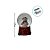 Enfeite Decorativo de Natal - Globo de Neve com Pinguim - 6,2cm - 1 unidade - Cromus - Rizzo - Imagem 3