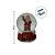 Enfeite Decorativo de Natal - Globo de Neve com Noel e Sino - 8,5cm - 1 unidade - Cromus - Rizzo - Imagem 3