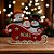 Enfeite Decorativo de Natal - Treno Com Bonecos De Neve - 20cm - 1 unidade - Cromus - Rizzo - Imagem 1
