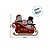 Enfeite Decorativo de Natal - Treno Com Bonecos De Neve - 20cm - 1 unidade - Cromus - Rizzo - Imagem 3