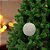 Bola De Natal - Branco - Glitter - 8cm - 6 unidades - Cromus - Rizzo - Imagem 1