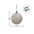 Bola De Natal - Branco - Glitter - 8cm - 6 unidades - Cromus - Rizzo - Imagem 3