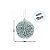 Bola De Natal - Verde - Glitter - 8cm - 6 unidades - Cromus - Rizzo - Imagem 3