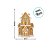 Enfeite Decorativo de Natal Com LED - Casinha Ginger Bread - 25,5x17cm - 1 unidade - Cromus - Rizzo - Imagem 3
