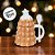 Caneca Com Tampa e Colher  - Árvore De Natal Ginger Bread - 350ml - 1 unidade - Cromus - Rizzo - Imagem 4